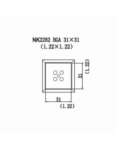 Horkovzdušná tryska NK2282 - BGA 31x31
