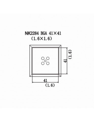Horkovzdušná tryska NK2284 - BGA 41x41