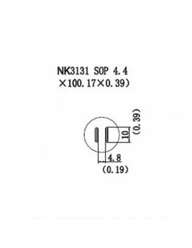 Horkovzdušná tryska NK3131 - SOP 4,4x10