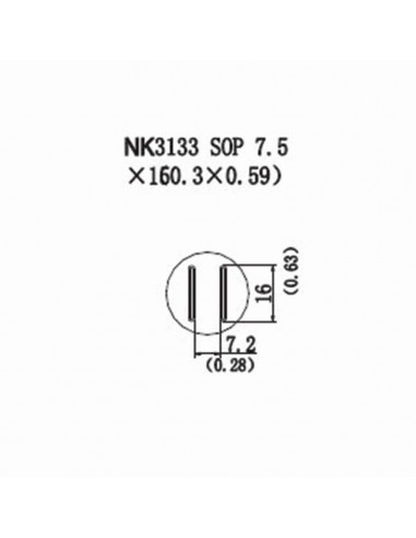 Horkovzdušná tryska NK3133 - SOP 7,5x16
