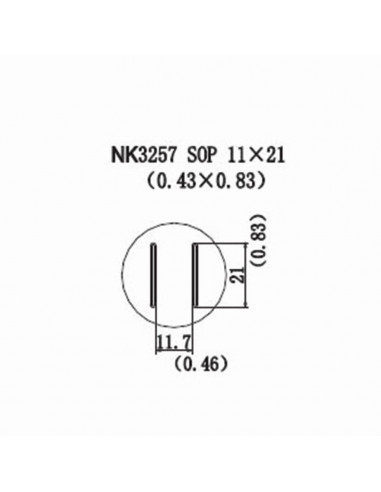 Horkovzdušná tryska NK3257 - SOP 11x21