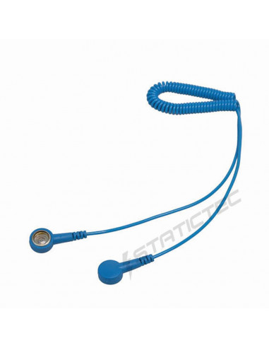 Kroucený kabel s 2x patentem 10 mm