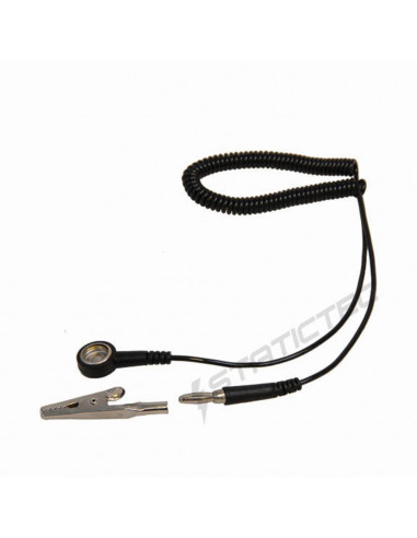 Kroucený kabel s patentem 10 mm a 4 mm banánkem