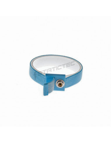 Modrý ESD náramek bez kabelu, patent 10 mm