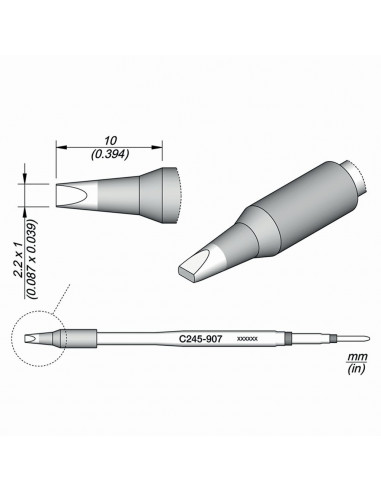 Pájecí hrot  C245-907