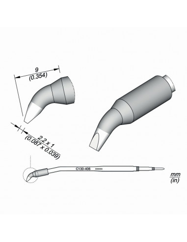 Pájecí hrot C130-406