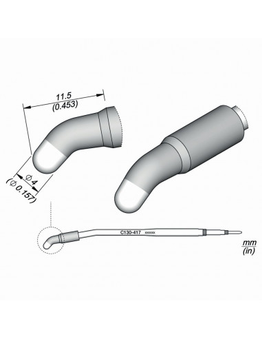 Pájecí hrot C130-417