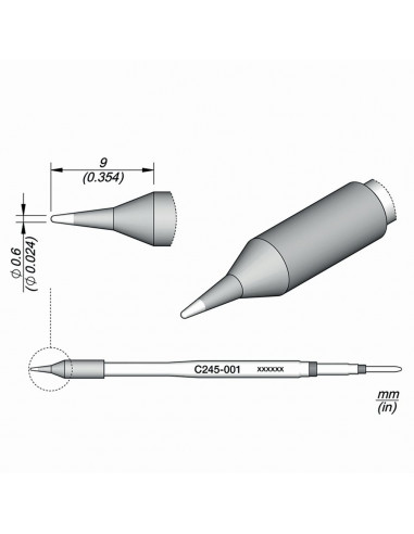 Pájecí hrot C245-001