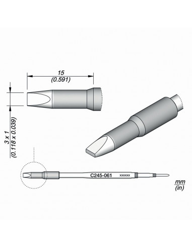 Pájecí hrot C245-061