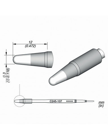 Pájecí hrot C245-107