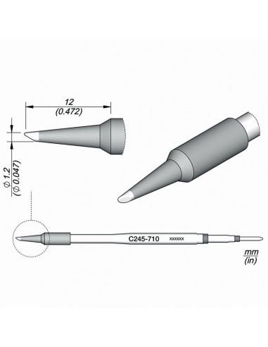 Pájecí hrot C245-710