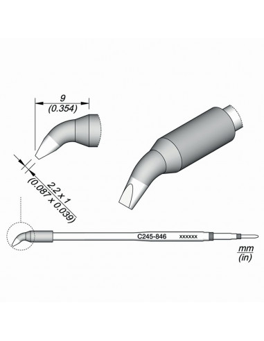 Pájecí hrot C245-846