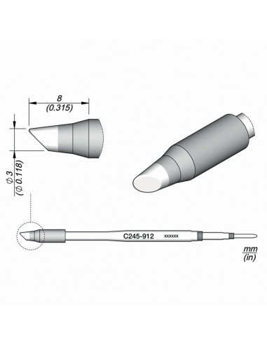 Pájecí hrot C245-912