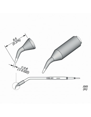 Pájecí hrot C250-401