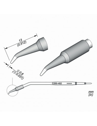 Pájecí hrot C250-402