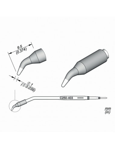 Pájecí hrot C250-403