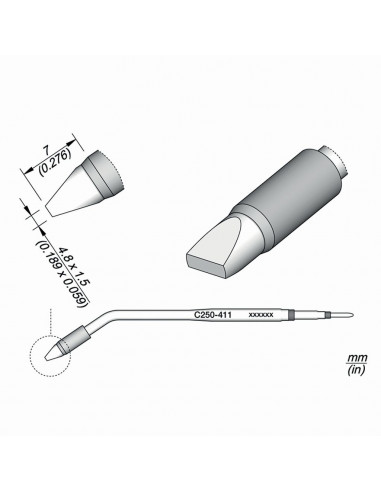 Pájecí hrot C250-411