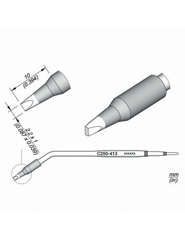 Pájecí hrot C250-413