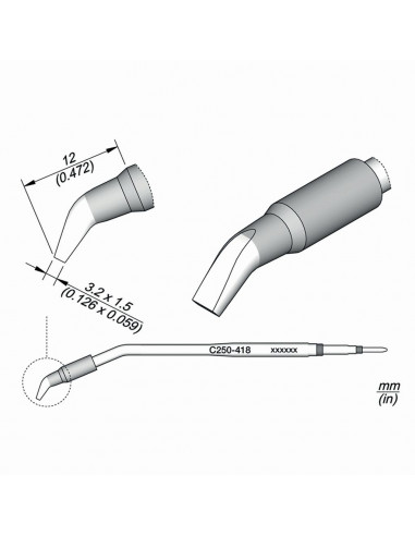 Pájecí hrot C250-418