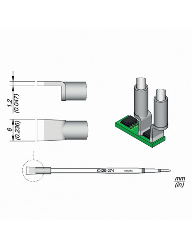 Pájecí hrot C420-274