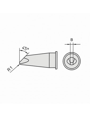 Pájecí hrot LHT-D 45°C