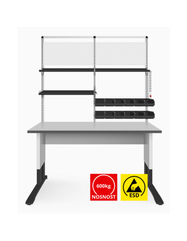 Reeco PREMIUM anti-static laboratory ESD table assembly 1530 x 750 mm - TYPE 2