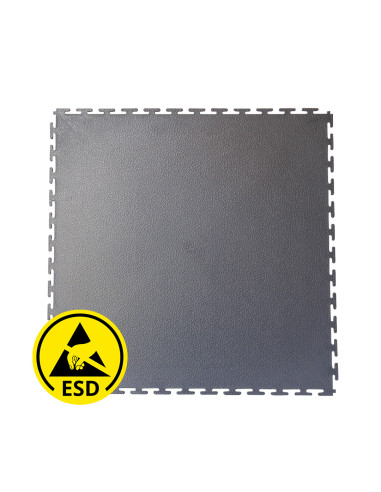 ESD puzzle 500 x 500 x 7mm - tmavě šedé