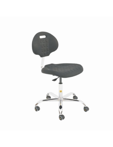 ESD polyurethane chair, seat height 55 - 73 cm