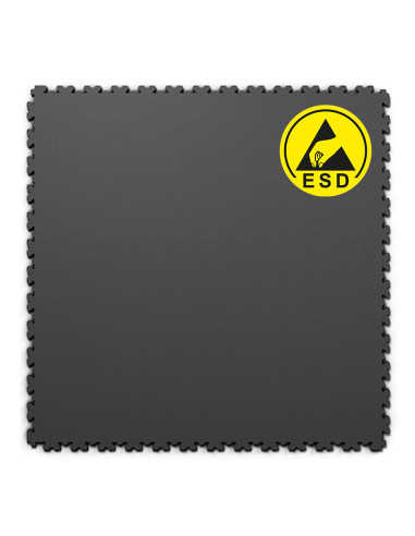 ESD XL floor puzzle, dark grey, 653 x 653 mm