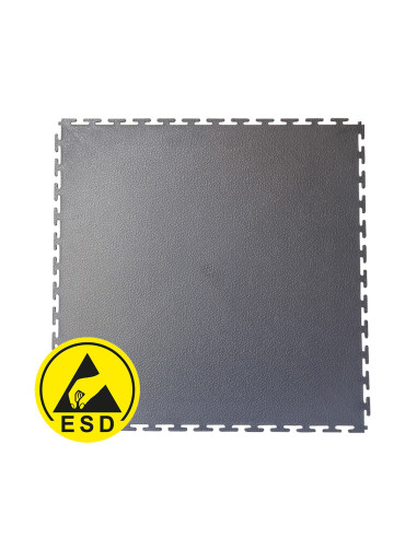 ESD floor puzzle - dark grey