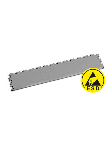 Leading edge for ESD puzzle XL, light grey, 653 x 145 x 4 mm/1 mm