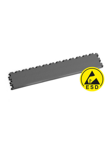 Leading edge for ESD puzzle XL, dark grey, 653 x 145 x 4 mm/1 mm