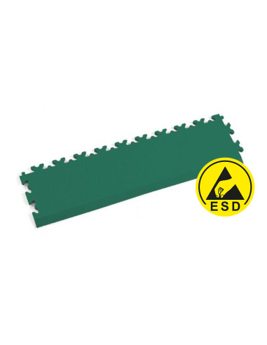 Leading edge for ESD puzzle XL, green, 653 x 145 x 4 mm/1 mm