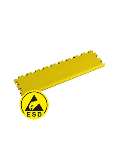 Leading edge for ESD puzzles, yellow, 510 x 145 x 7 mm/1 mm