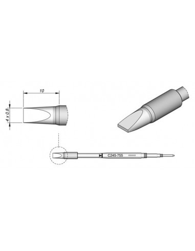 Soldering tip C245-755